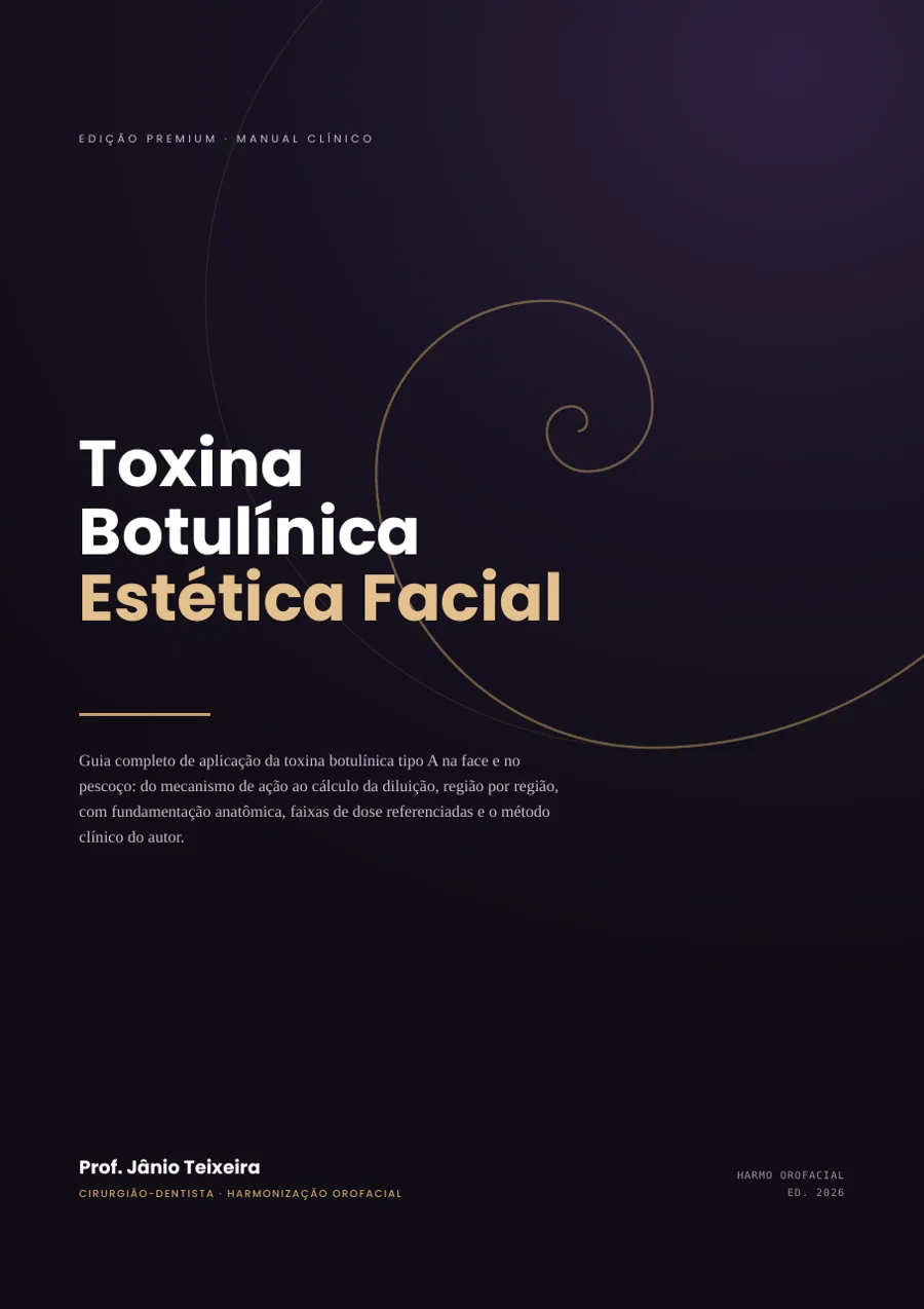 Capa da apostila Toxina Botulínica — Edição Premium